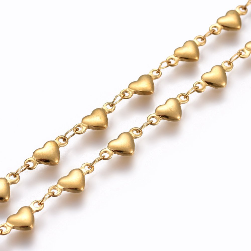 Sweetheart Puff Link Chain