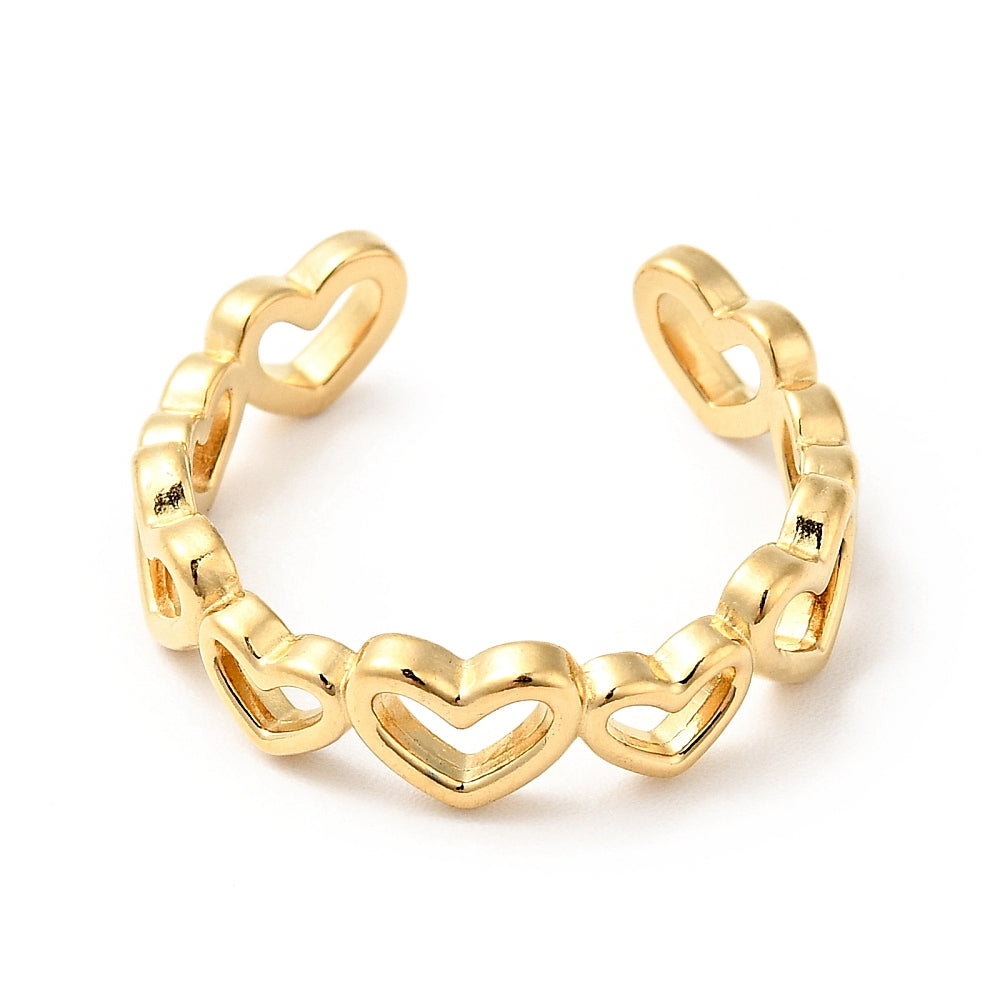 Heart Open Band Ring