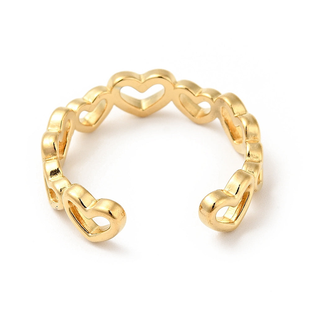 Heart Open Band Ring