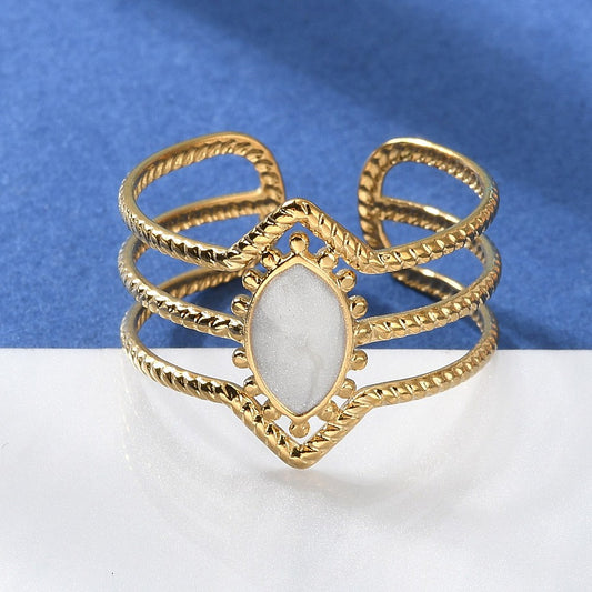 Luna Moonstone Ring