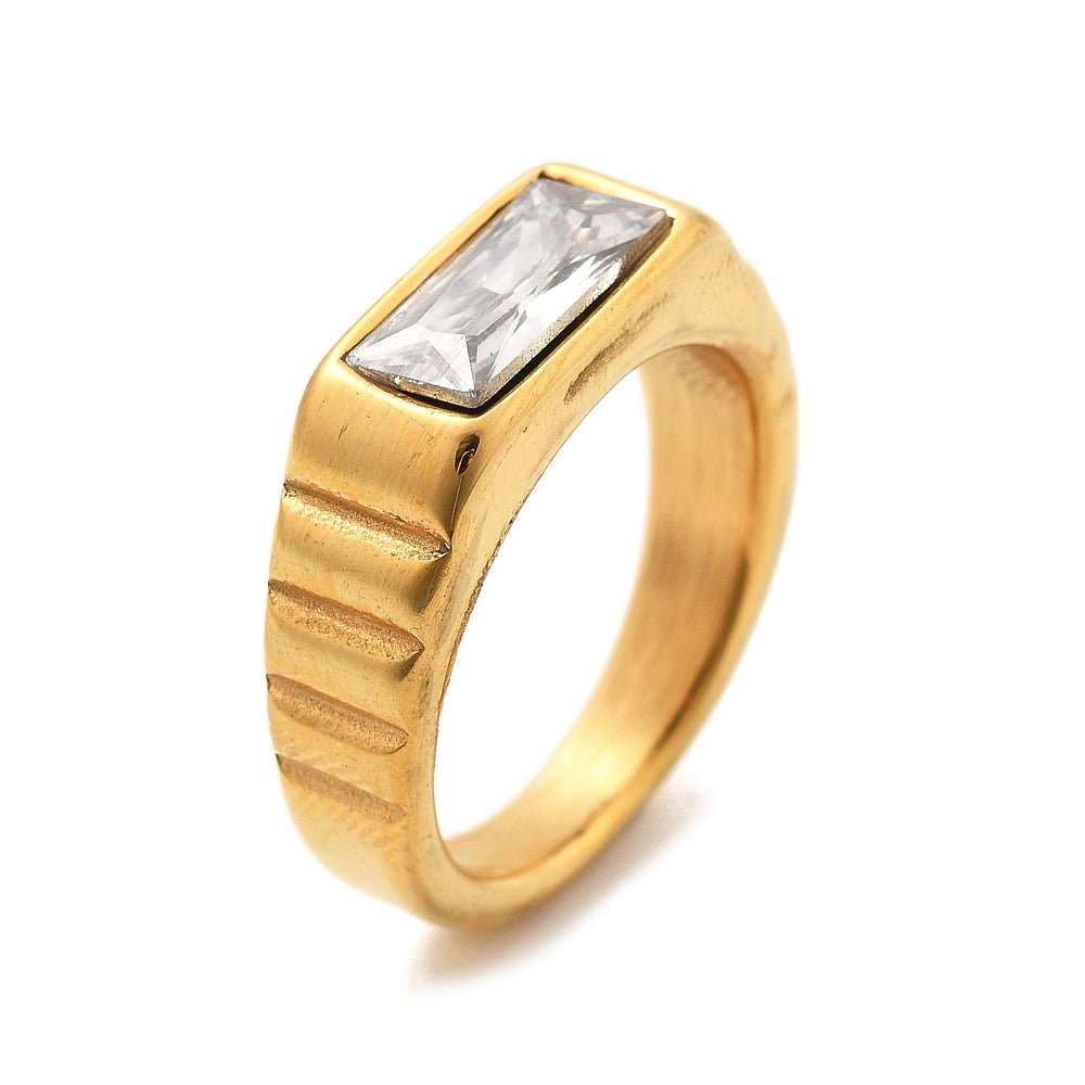 Statement Baguette Ring