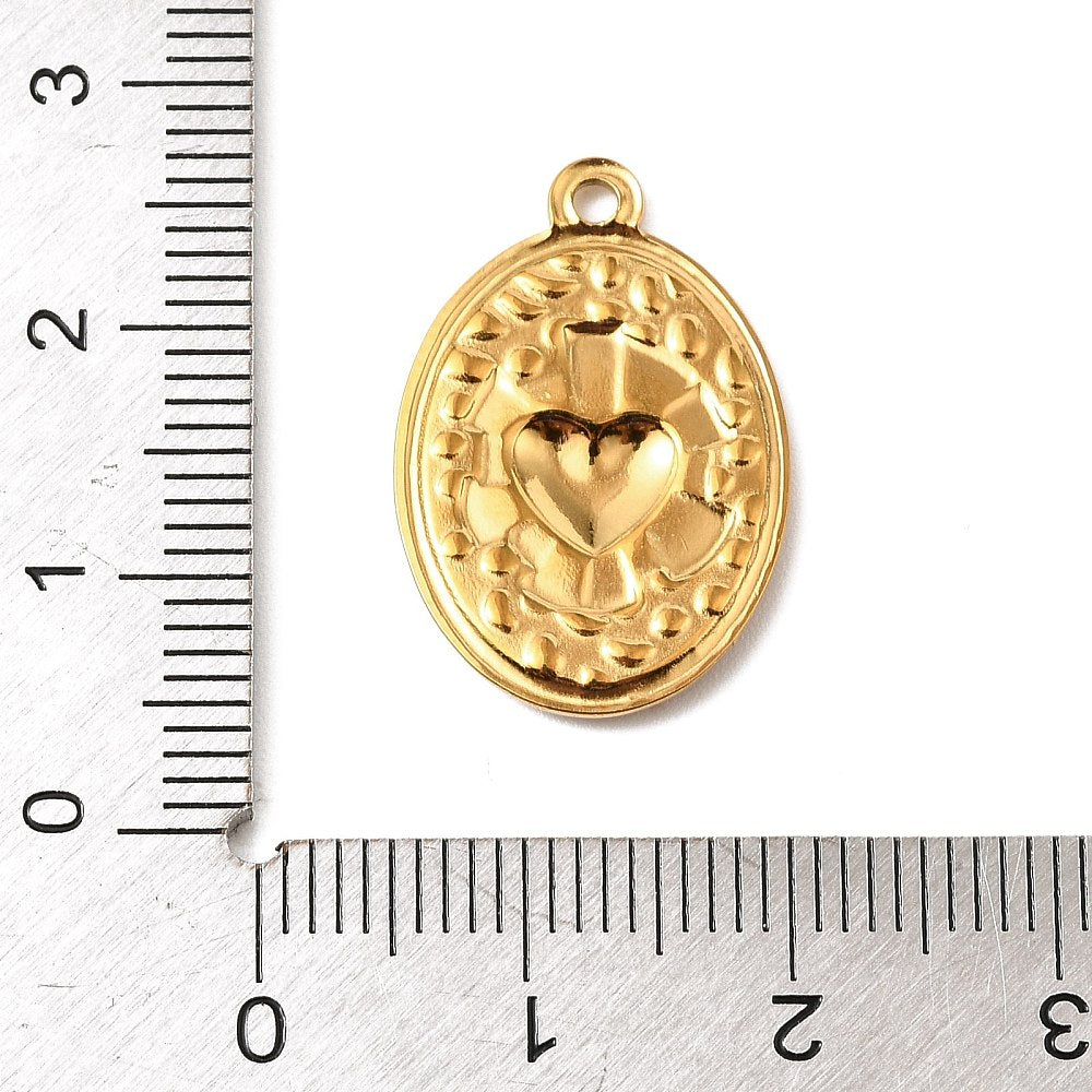 Filigree Heart Charm
