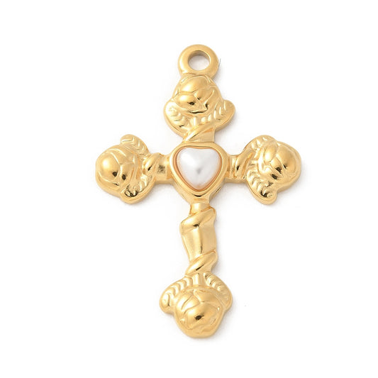 Angel Cross Charm