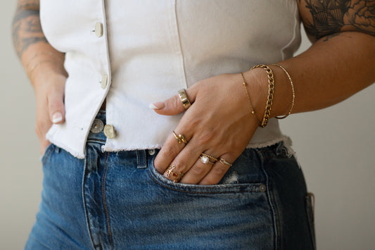 Pavé Crossover Ring