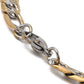 Mavery Luxe Dual-Tone Figaro Bracelet