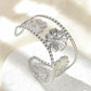 Silver Bloom Statement Cuff (Silver)