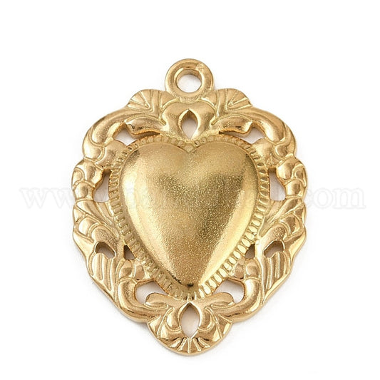 Ornate Heart Charm