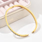 Taytum Gold Crystal Bangle