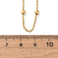 Dainty Satellite Bead Necklace – 18k PVD