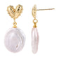 Everly Heart Drop Earrings