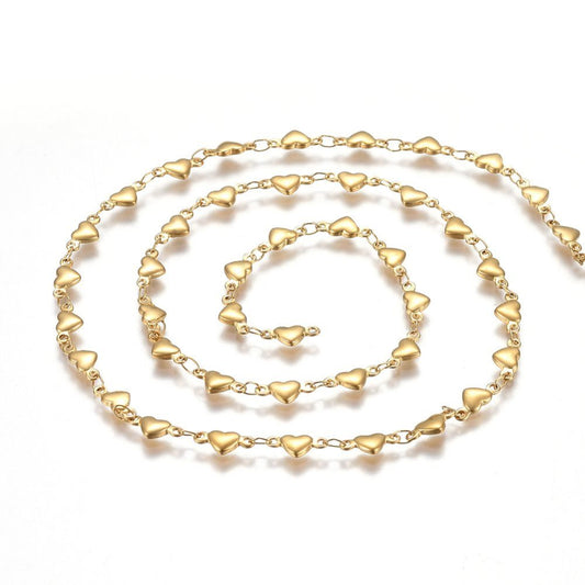 Sweetheart Puff Link Chain