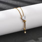 Luxe Heart Drop Necklace