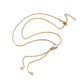 Luxe Heart Drop Necklace