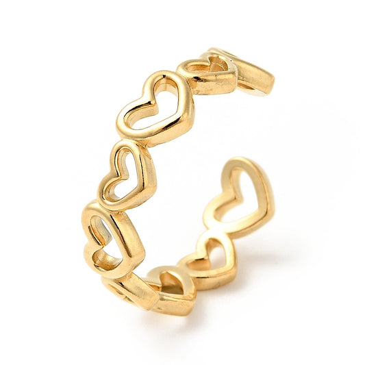 Heart Open Band Ring