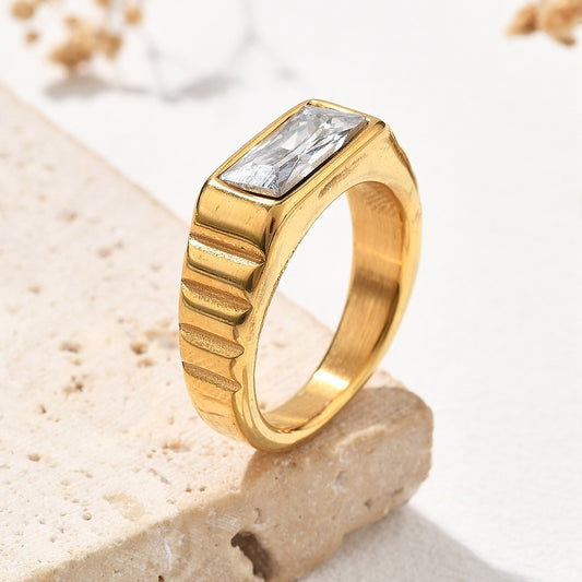 Statement Baguette Ring