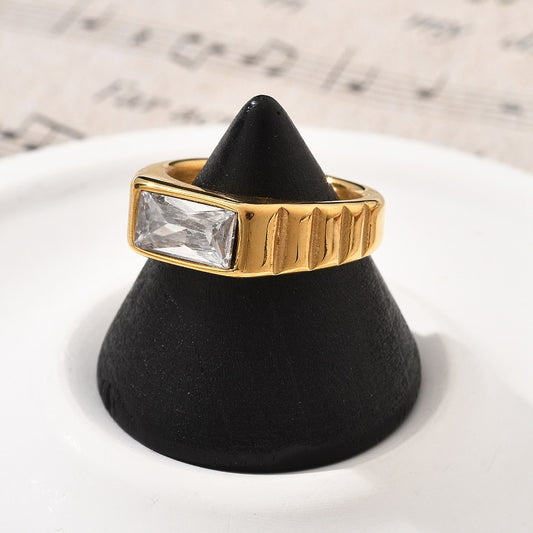 Statement Baguette Ring