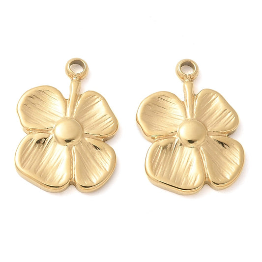 Floral Charm — Gold