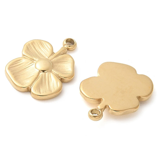 Floral Charm — Gold