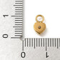 Heart CZ Charm — Gold
